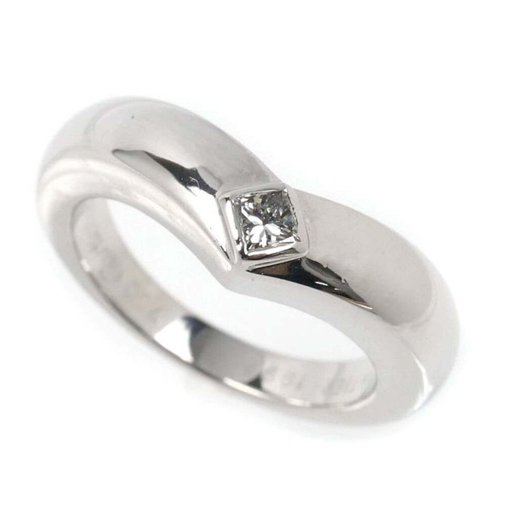 CARTIER 18k Silver Diamond Ring